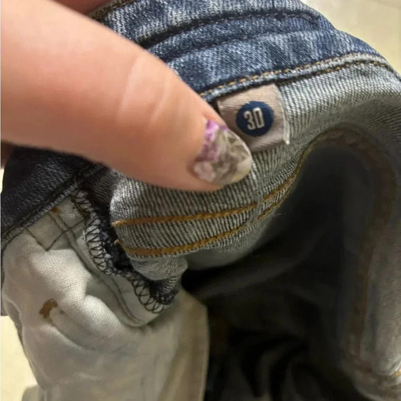 Citizens of Humanity Low Rise Straight Leg Jeans Women’s Size 30 Blue Denim - Picture 6 of 8